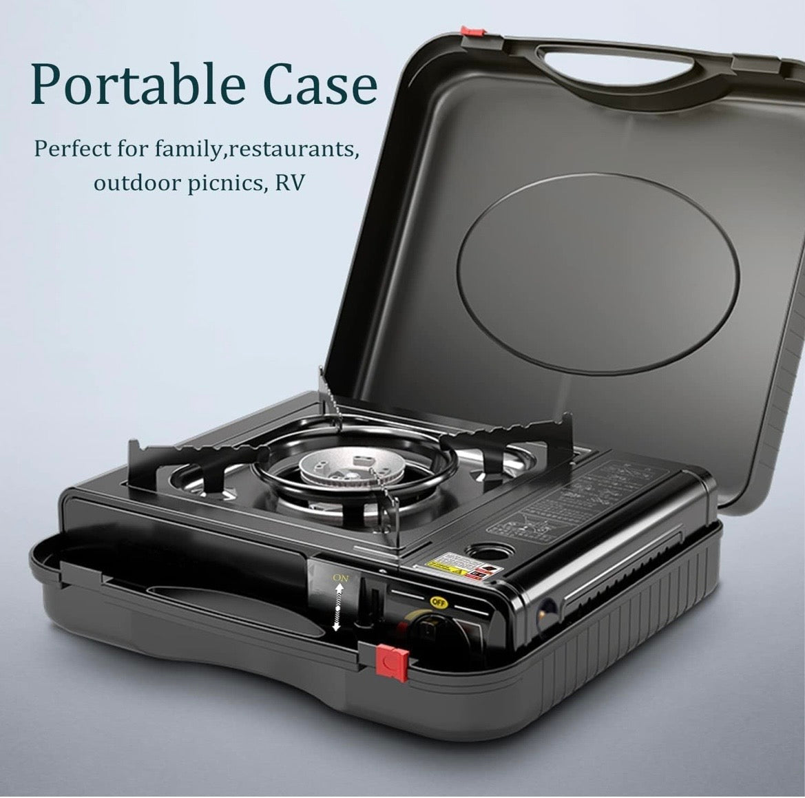 Portable Camping Gas Stove with Carry Case